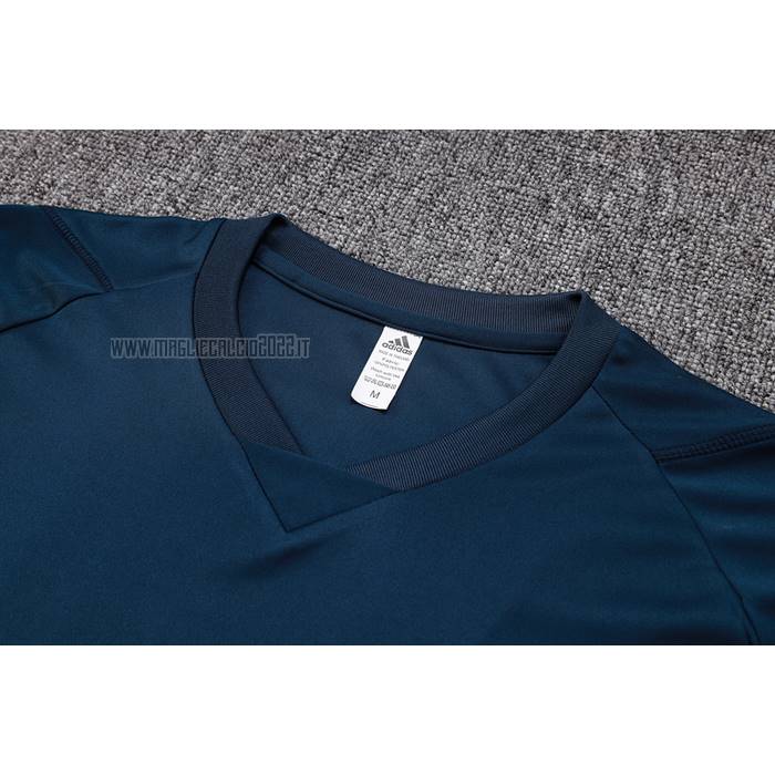 Tuta da Track del Ajax Manga Corta 2023-2024 Blu - Pantalon Corto